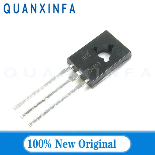 Lote 10 Pcs Transistor Darlington TO-126 BD681G (NPN) / BD682G (PNP)