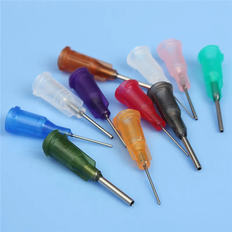 30ml/50ml Transparent Glue Bottle Polyethylene Needle Dispenser Dispensing Bottle for Rosin Solder Flux Paste With 11 Needles