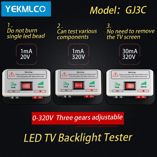 Tester LED y Backlight TV (0-320V) - Herramienta Reparación Pantallas Sin Desmontar