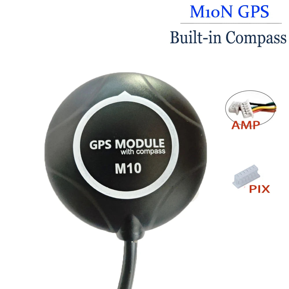 Módulo GPS M8N / M9N (Chip M8/8N/6M) Alta Precisión con Soporte y Compás Integrado para APM 2.6/2.8 / Pixhawk 2.4.6/2.4.8