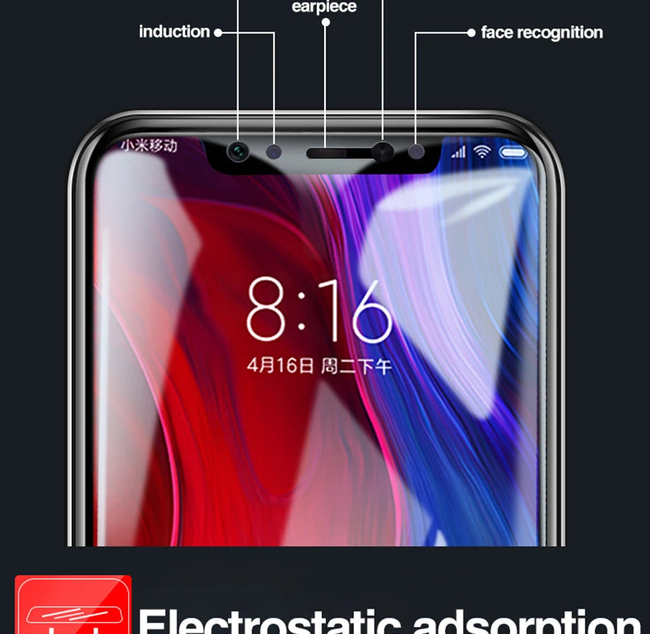 Protector Pantalla Cristal Templado HD para Xiaomi Redmi Note 9-13 Pro/10S/11S / Poco X3 Pro-X6/F3-F5 (Pack 5 Unidades)