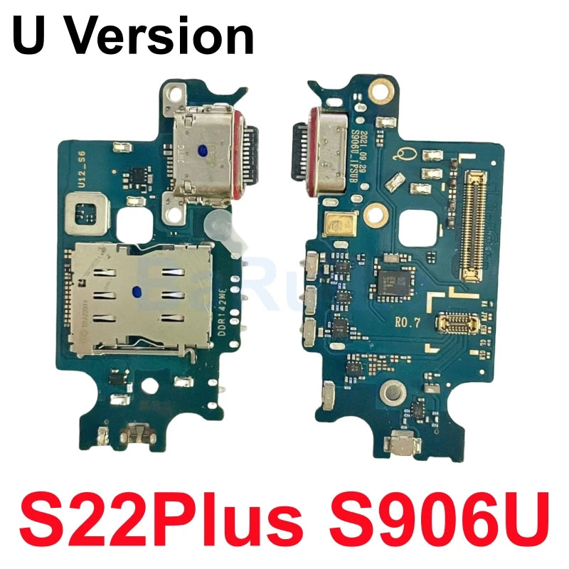 Cable Flex Conector Placa Puerto Carga USB para Samsung Galaxy S21/S21+/S21 Ultra/S22 Plus (G991B/G996U/G998B/S901B/S908U)
