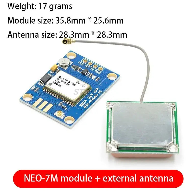 Módulo GPS NEO-6M / NEO-7M / NEO-8M (Micro USB) para Posicionamiento Satelital Arduino/STM32/C51