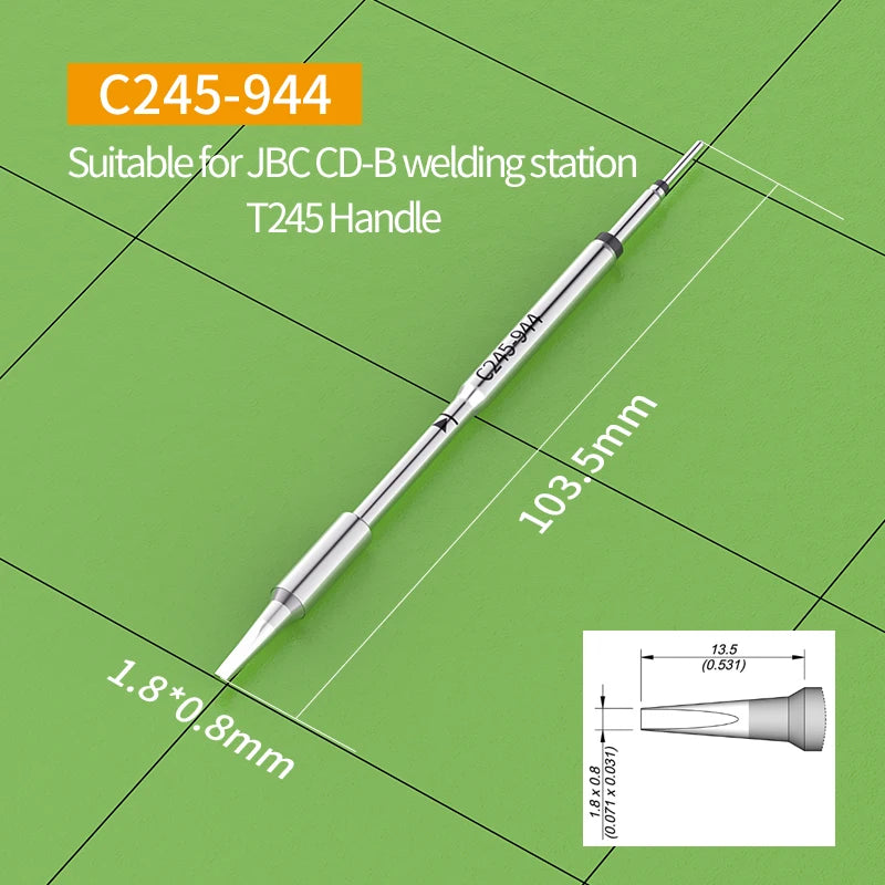 for JBC Soldering station soldering iron tip C245-944 C245-966 C245-407 C245-741 C245-755 756 compatibility JBC T245 Handles
