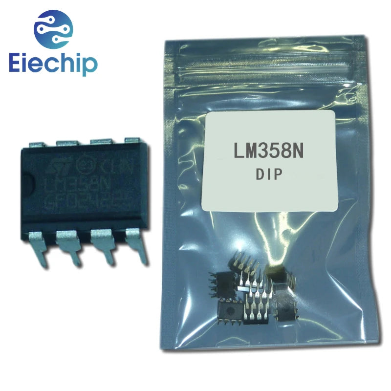 Lote 20 Pcs Amplificador Operacional LM358P DIP-8 Instrumentación/Buffer