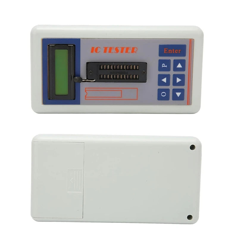 Tester Probador Circuitos Integrados ABDJ IC Tester Modos Auto 5V/3.3V para Chips Interfaz/Optoacoplador/Op-Amp