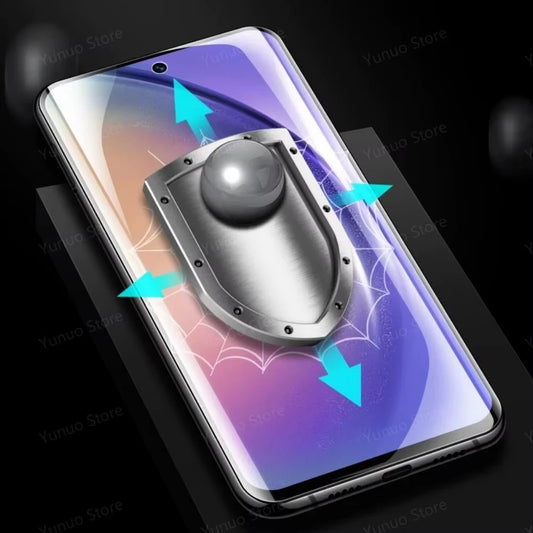 Film Hidrogel Frontal Suave Protector Pantalla para Samsung Galaxy A15/A33/A35/A52/A53/A54/A55 5G (4 Unidades)