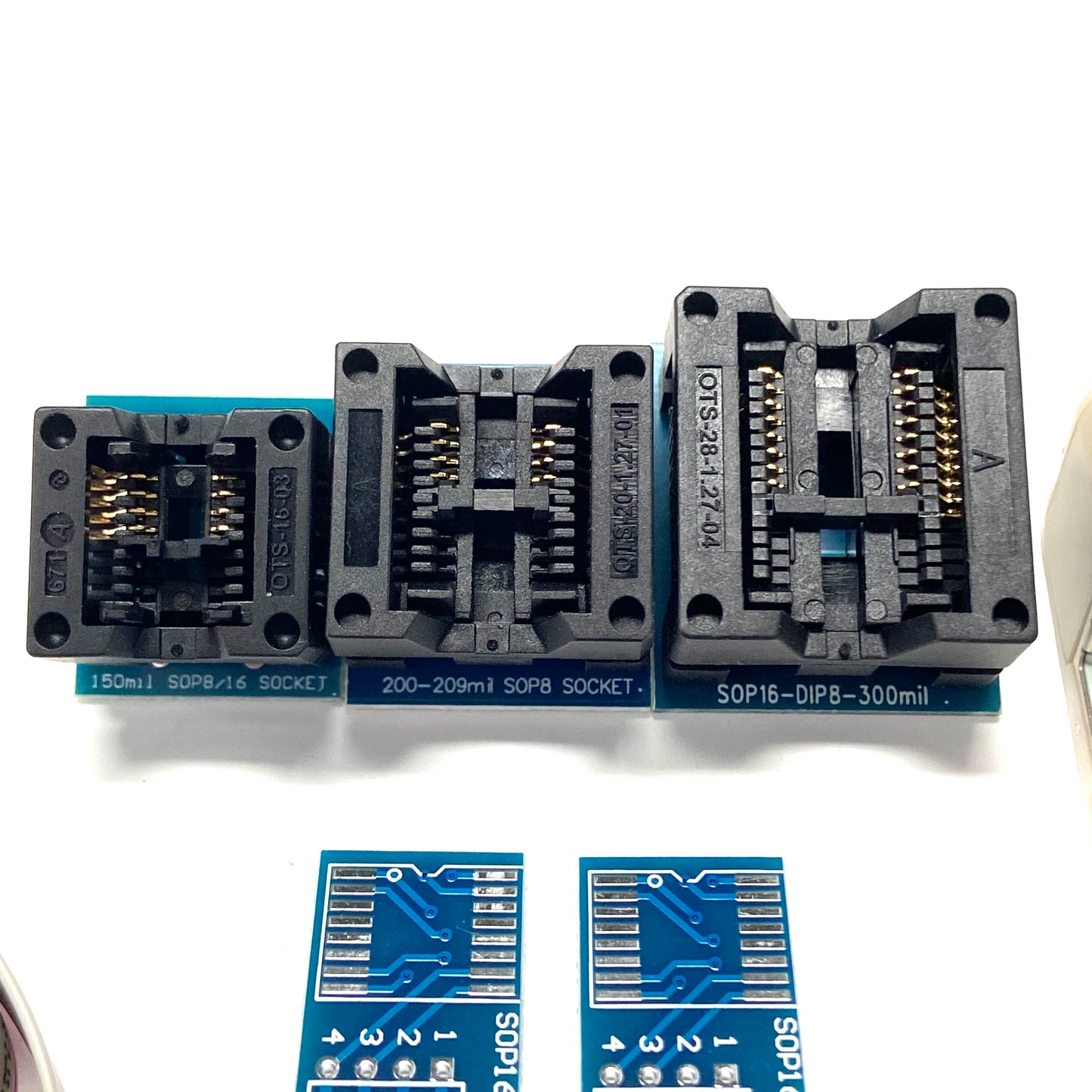 Kit Programador USB SPI Alta Velocidad EZP2019 + 5 Sockets Full Set para EEPROM 24/25/93, Flash 25 BIOS Chip