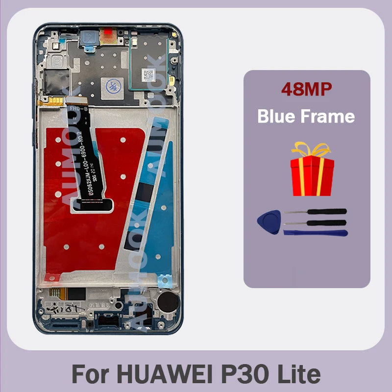 OEM LCD For HUAWEI P30 Lite Display LCD Screen Digitizer Assembly Replace For HUAWEI P30 Lite Nova 4e MAR-LX1A LX2 LX3A Screen