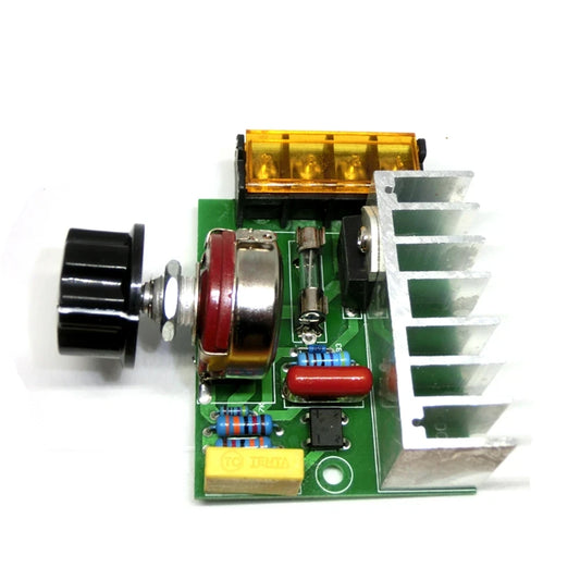 Regulador Voltaje AC 220V 4000W SCR Alta Potencia Control Velocidad Termostato Gobernador