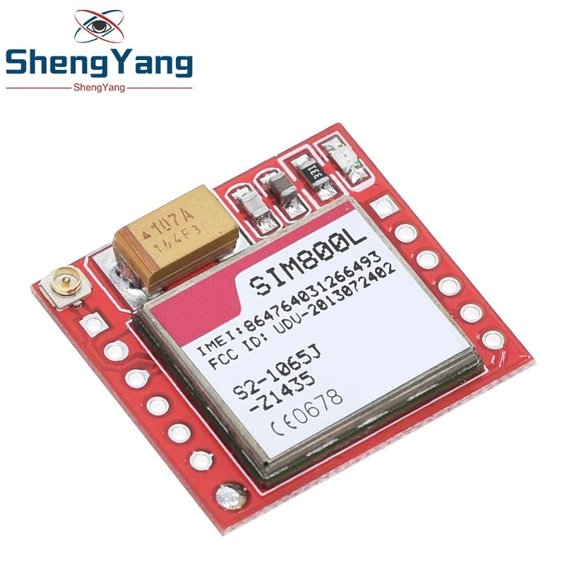 Módulo GSM/GPRS TZT SIM800L (MicroSIM, Quad-Band, Serial TTL) Placa Core