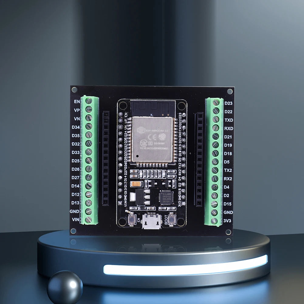Placa Desarrollo ESP32 NodeMCU-32S (30 Pines, ESP32-WROOM-32D/32U) Módulo WiFi + Bluetooth Doble Núcleo Bajo Consumo