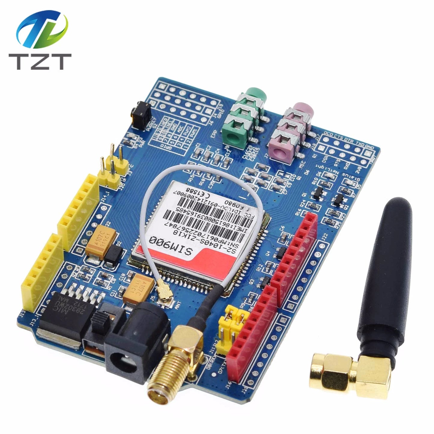 Kit Placa Desarrollo Módulo GSM/GPRS SIM900 (850/900/1800/1900 MHz) para Arduino