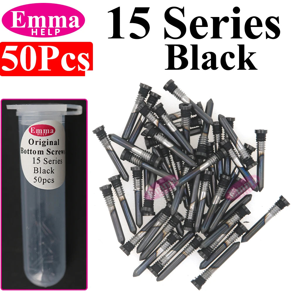 Tornillos Inferiores Pentalobe para iPhone 7-15 Pro Max/XS/XR (Reparación Tapa Trasera/Dock Carga) (50 Unidades)