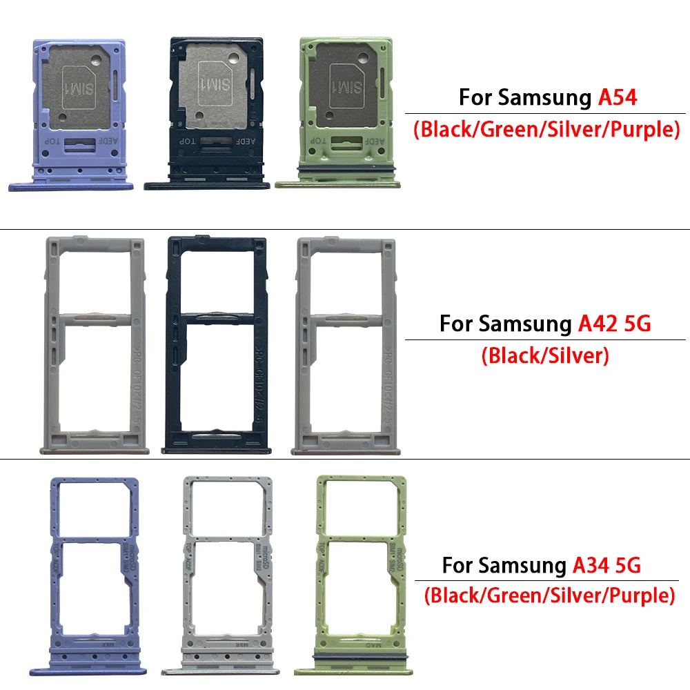 Bandeja Porta SIM/Micro SD para Samsung A34/A42 5G/A54 - Adaptador Slot Chip