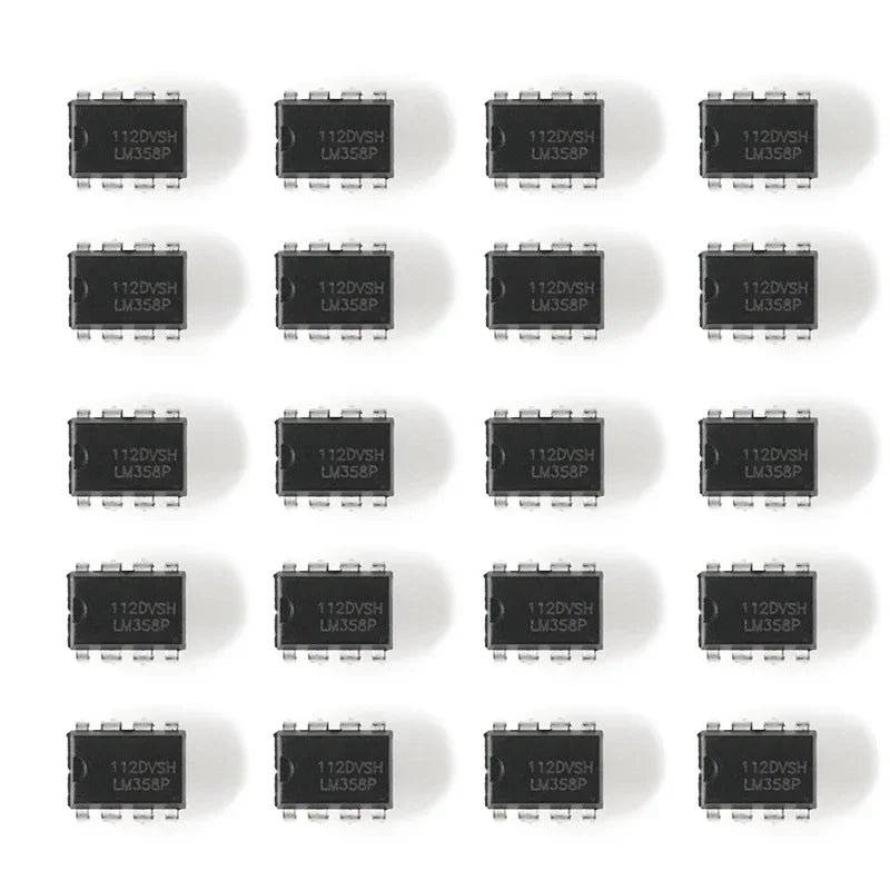 Lote 10/50 Pcs Amplificador Operacional LM358P (LM358) DIP-8 Chip IC Kit