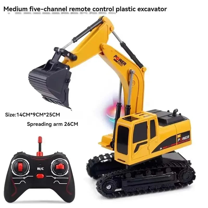 Auto Excavadora Todoterreno RC 4x4 a Batería (Drift, Acrobacias) Juguete Crawler Control Remoto para Niños Regalo