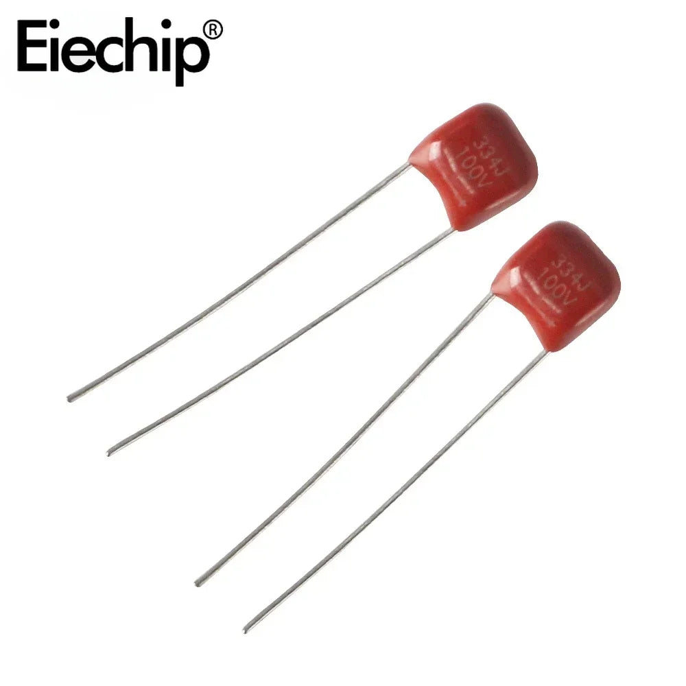 Capacitor Película Polipropileno CBB (10nF-560nF, 100V) - Pack 20 Unidades (Valores Surtidos)