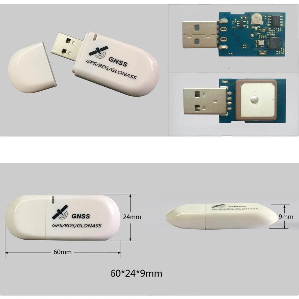 Receptor GNSS USB G72 G-Mouse (GPS/Glonass/Beidou) para Raspberry Pi/Linux/Windows (1/2/5/10 Unidades)