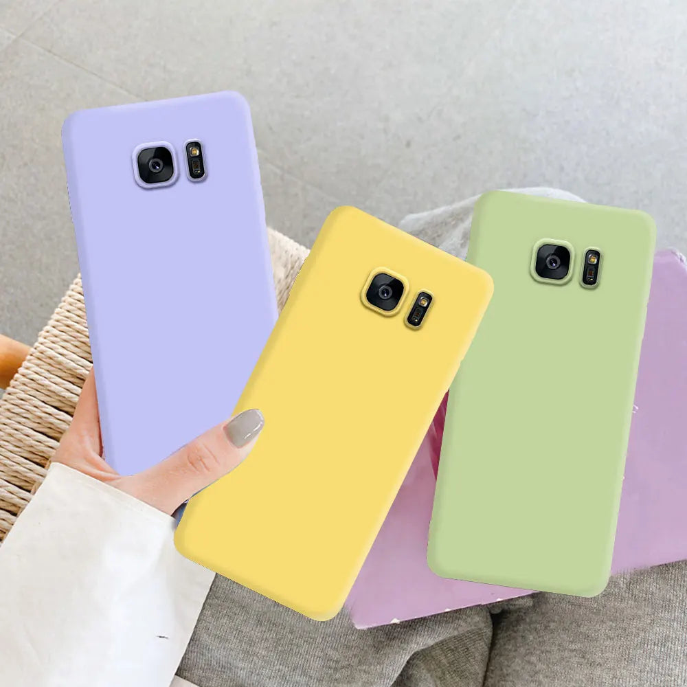 Funda Carcasa Silicona Mate para Samsung Galaxy S7 / S7 Edge (Coque)