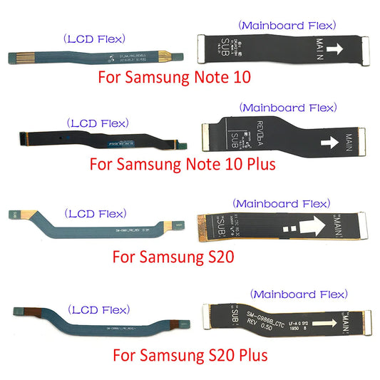 Cable Flex Conexión Múltiple (Puerto Carga, Placa Base, LCD) para Samsung Note 10 Lite/Note 20/S10 Plus/S20 FE (Nota: Verificar parte exacta)