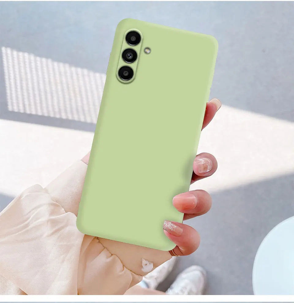 Funda Silicona Líquida Original Antichoque para Samsung Galaxy A05/A05S/A15/A25/A35/A55 (4G/5G)