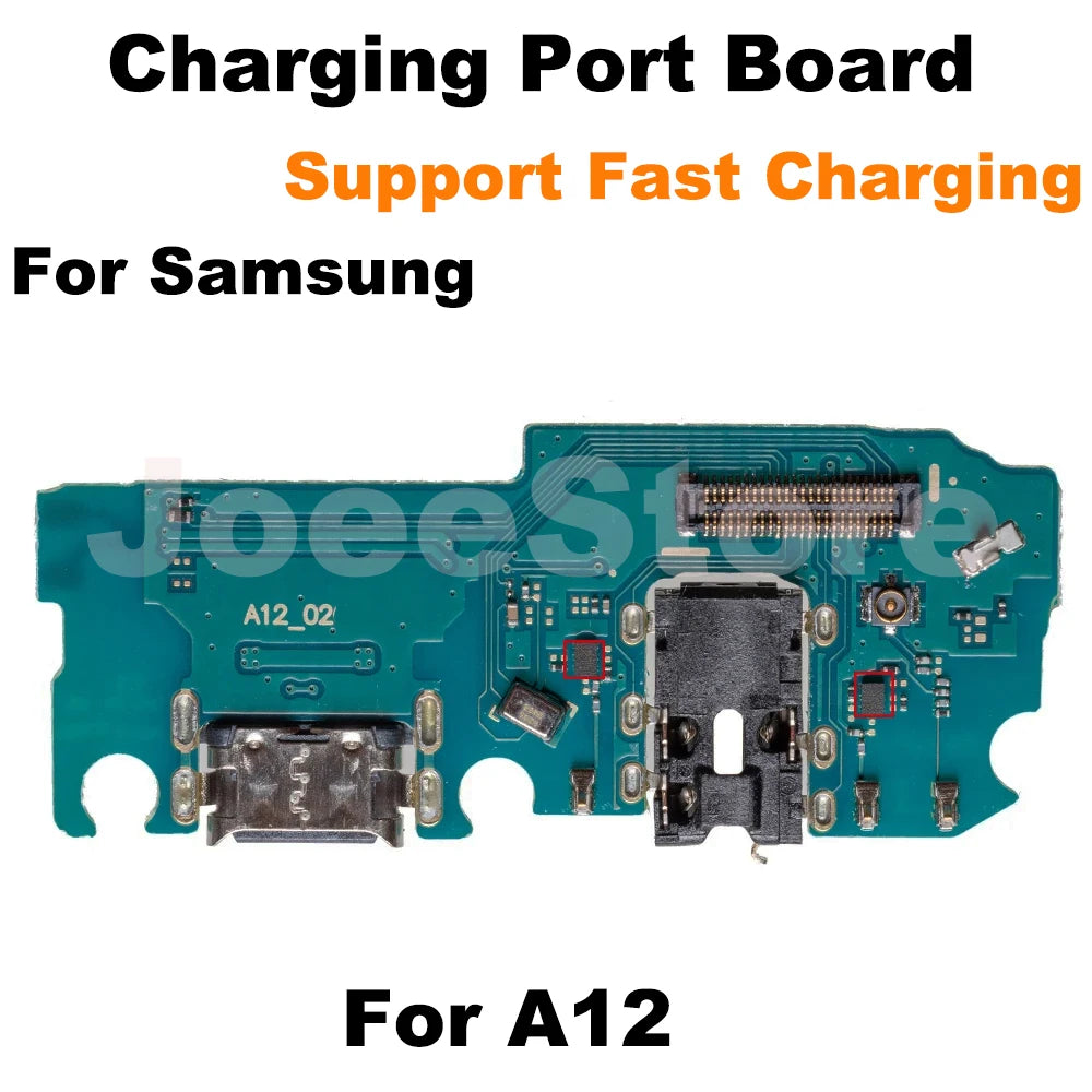 Placa Puerto Carga Rápida USB con Micrófono y Flex para Samsung Galaxy A12-A14/A23/A24/A33/A52/A53/A72/A73