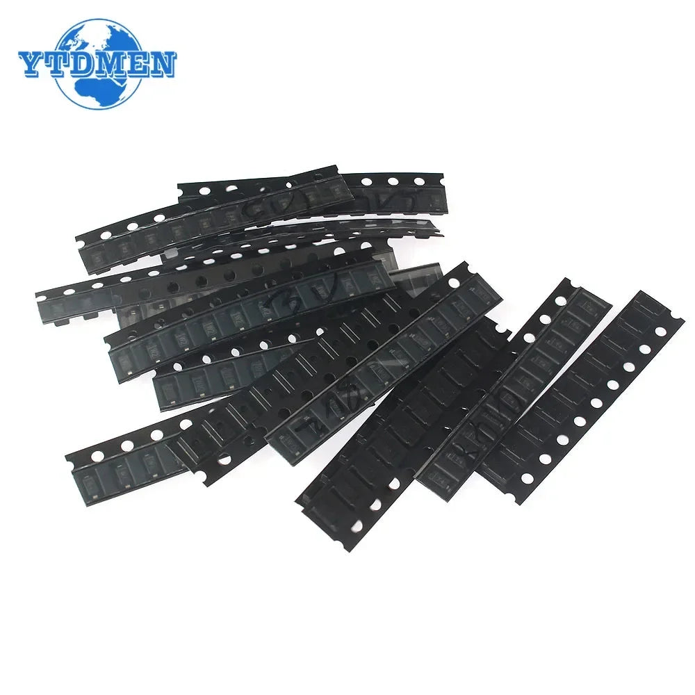 Kit Surtido Diodos Zener SMD (SOD-123/0805, SOD-323, 15 Valores: 3.3V-15V) - Pack 150 Piezas