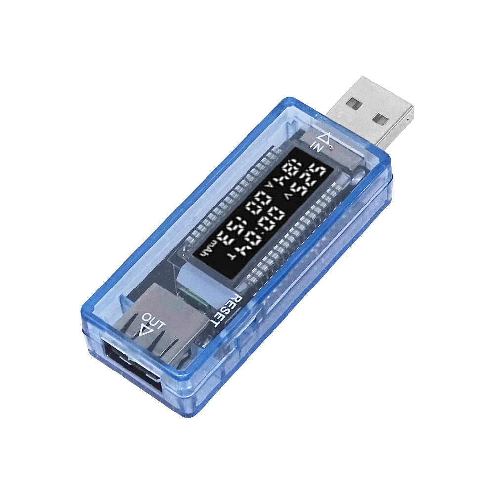 Tester USB Medidor Capacidad Corriente Voltaje Detector Carga Power Bank Prueba Batería