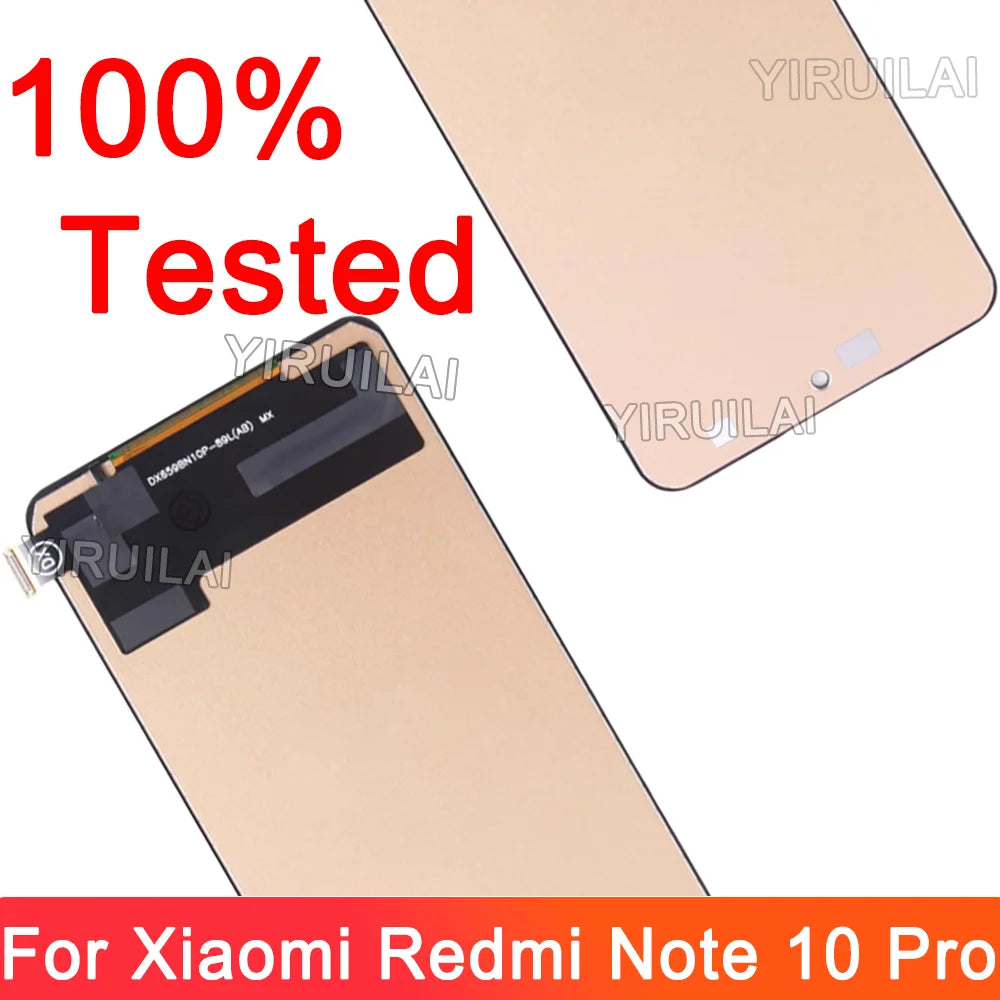 AAA Quality For Xiaomi Redmi Note 10 Pro LCD Display Touch Screen Digitizer Assembly For Redmi Note10 Pro M2101K6G M2101K6R
