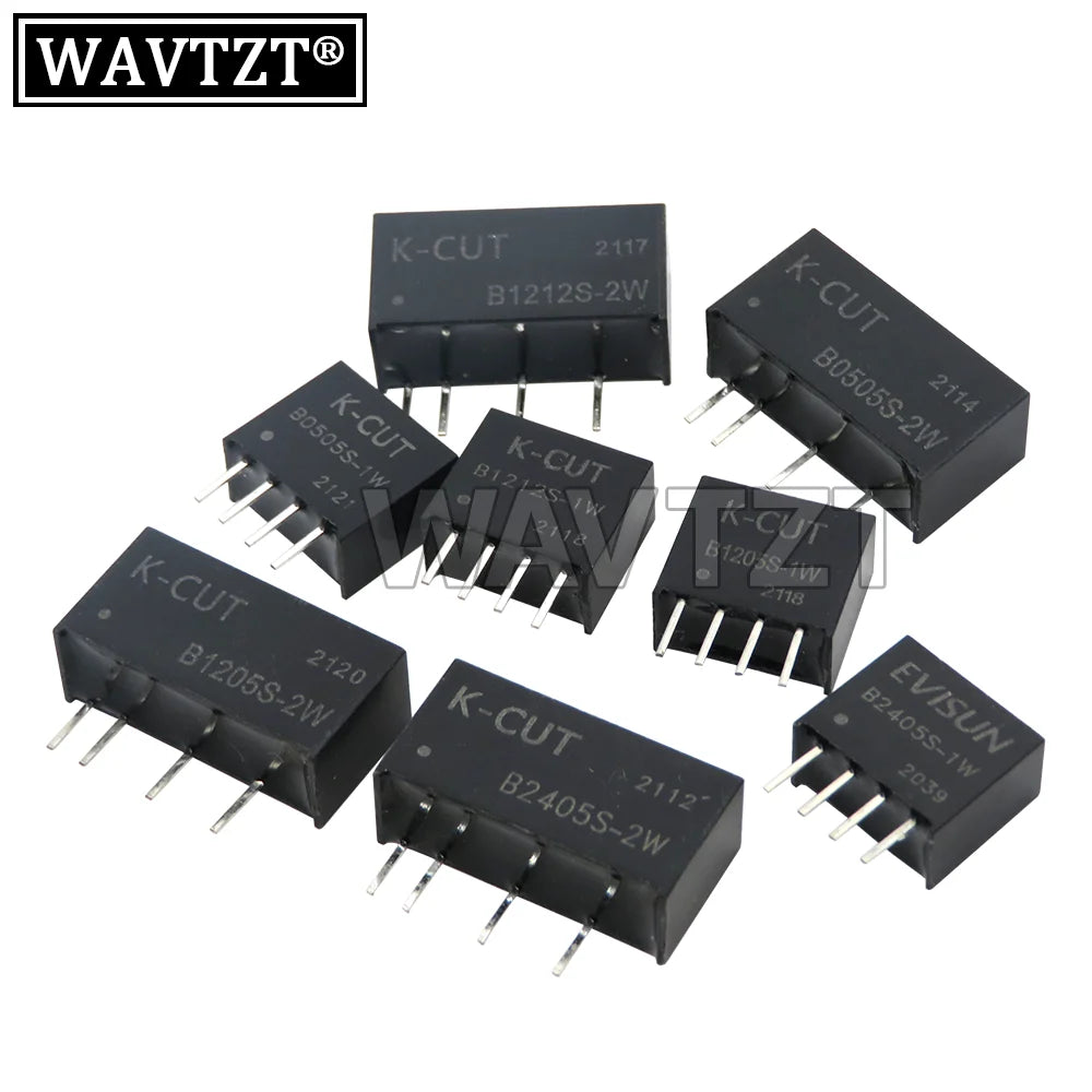 Módulo Fuente Alimentación Regulada Aislada DC-DC 1W/2W (B0505S, B0303S, B1205S, B2405S, B1212S, A1212)