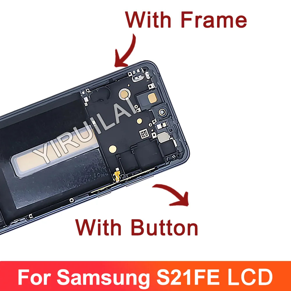 Pantalla TFT LCD con Marco y Digitalizador Táctil para Samsung Galaxy S21 FE 5G (G990B/G990U) (Probada)
