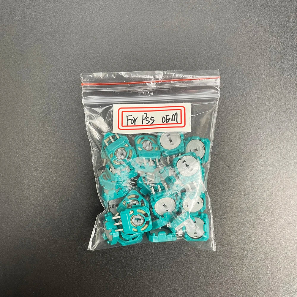 Potenciómetro Resistor Eje Analógico 3D / Micro Switch para Joystick Control PS4/PS5 (Bolsa 30 Unidades)