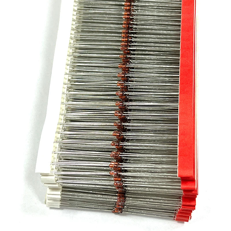 Diodo Zener DO-35 BZX55C (0.5W / 1/2W, 2V-4.3V) - Pack 50 Unidades (Valores Surtidos)