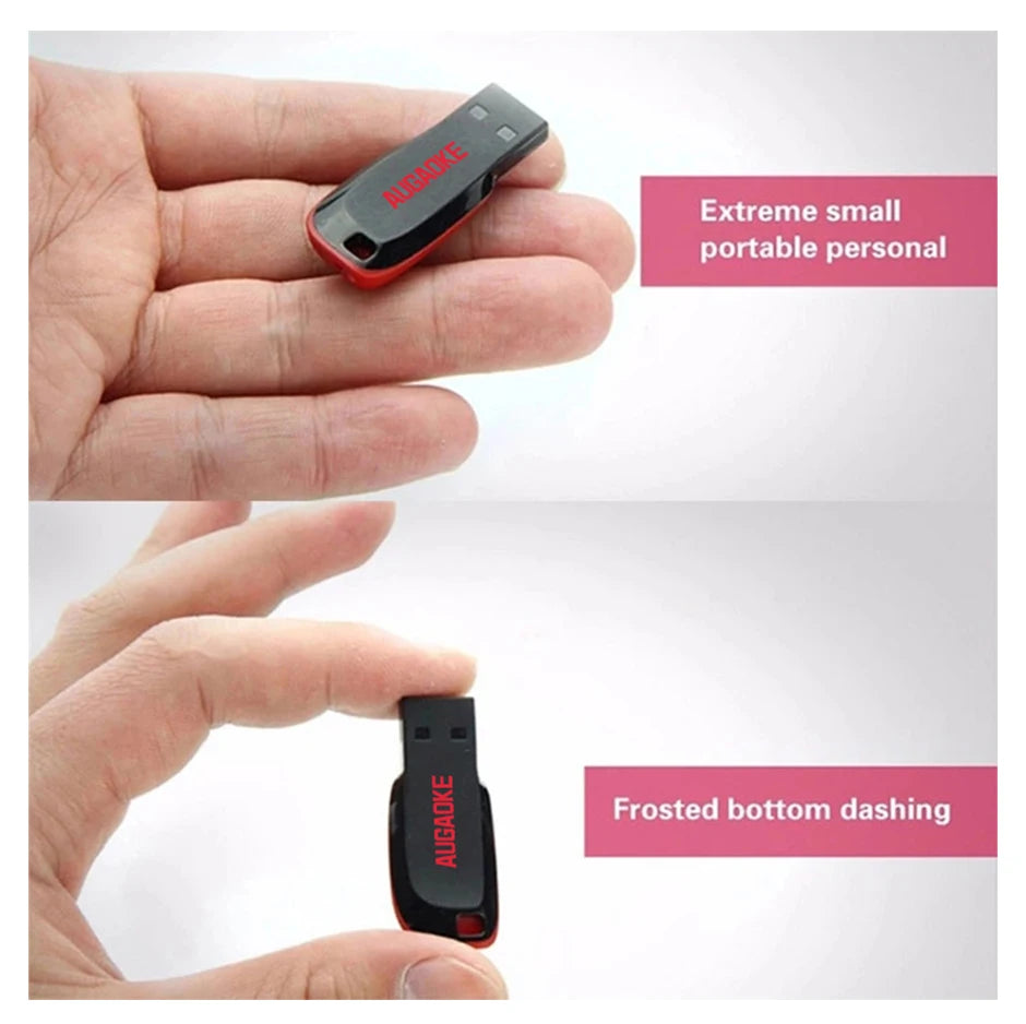 Memoria USB Flash Drive AUGAOKE (32GB/64GB/128GB) Alta Velocidad USB 2.0 / Tipo C Pen Drive para PC