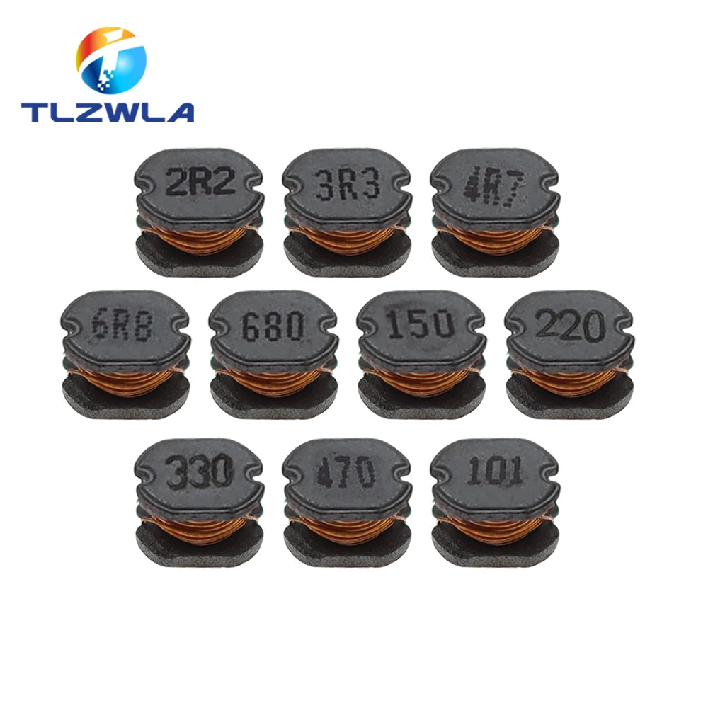 Inductor Potencia SMD CD32 Cobre - Varios Valores (2.2uH a 100uH) - Lote 10 Piezas