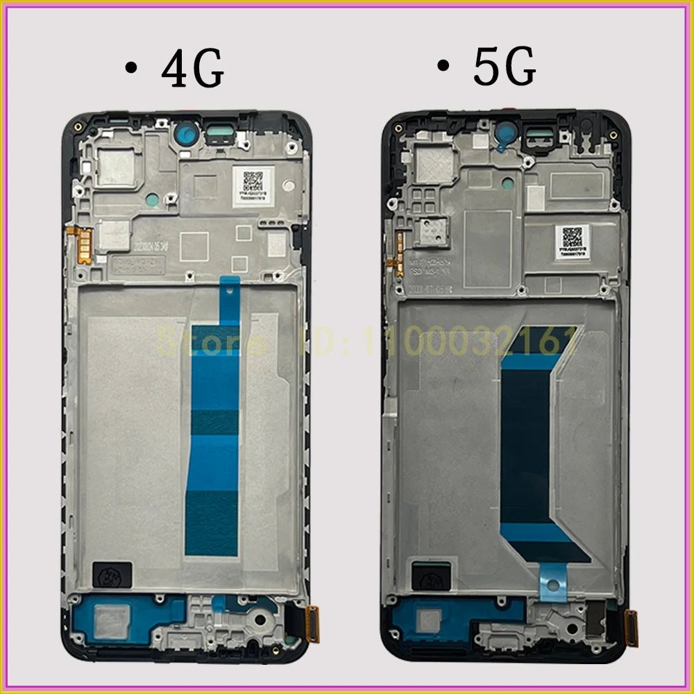 6.67" Tested Display For Redmi Note 12 LCD Screen 22111317G Digitizer For Redmi Note 12 4G 5G LCD Display 23028RA60L Replacement