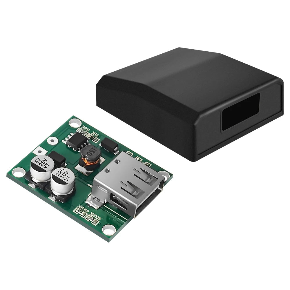 Regulador Voltaje Carga Panel Solar USB 5V 2A Power Bank Input 5-18V Output 5V