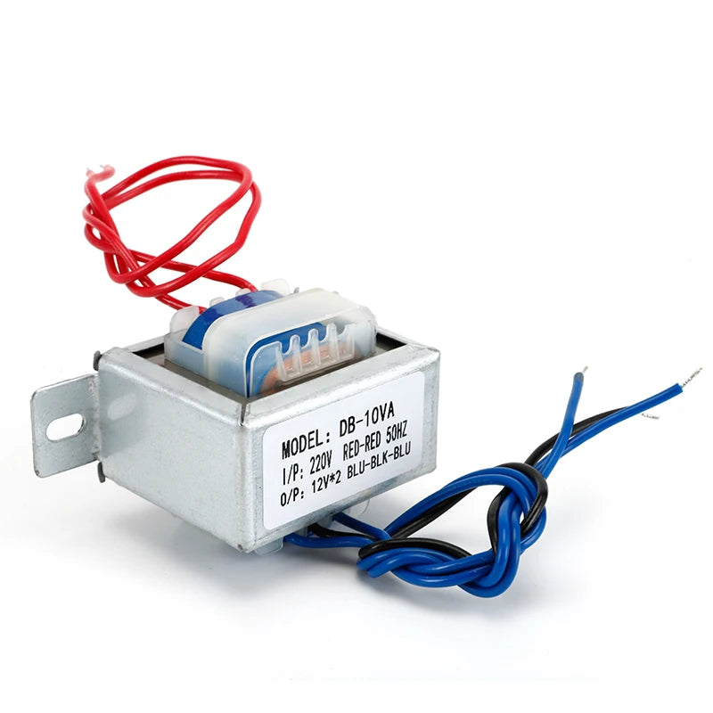 Transformador Audio Alimentación 10W - Entrada 220VAC, Salidas +/-12V, +/-15V, 24V - Núcleo Ferrita