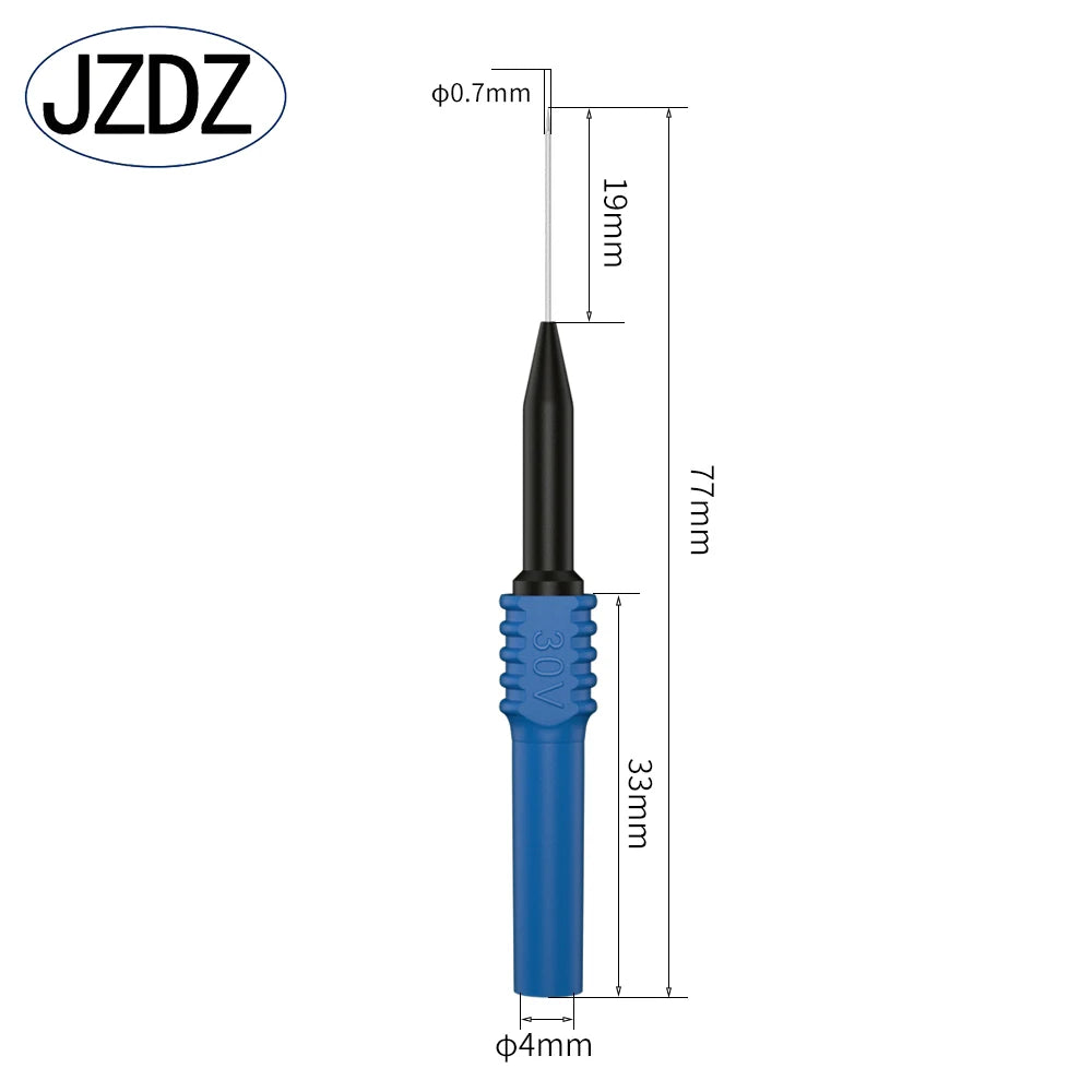 Pinza Perforadora Aislante JZDZ (x5) para Multímetro - Aguja Testeo Reparación (J-30009)