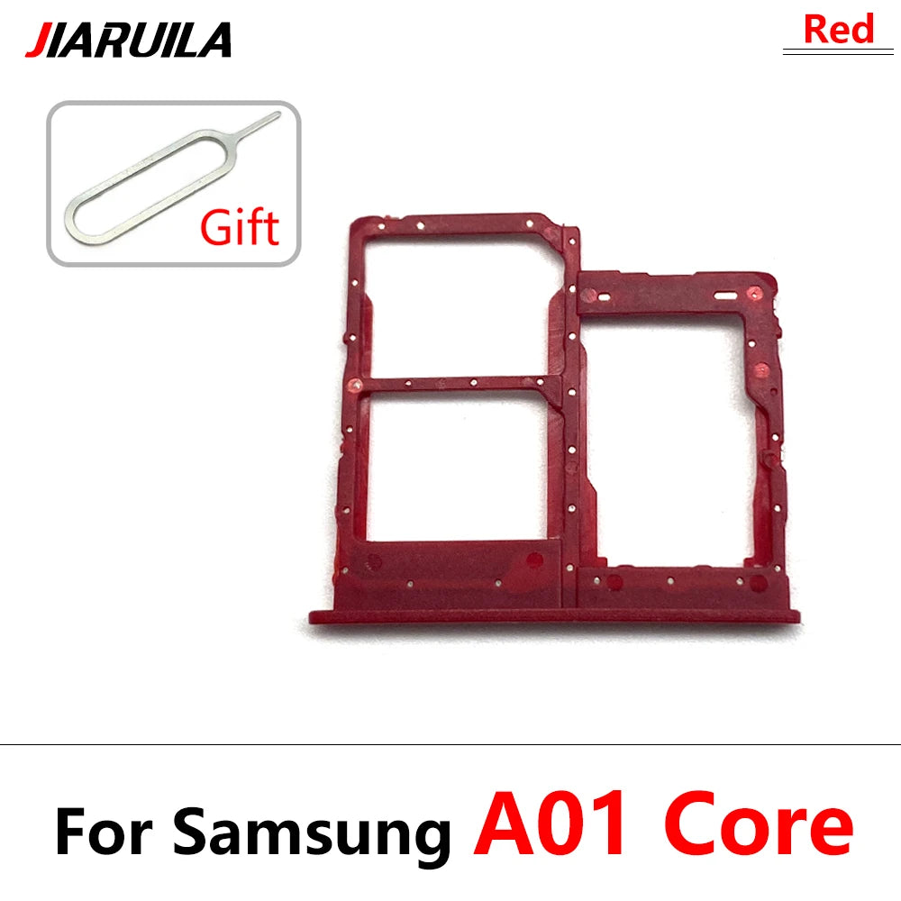 Bandeja Porta Doble Tarjeta SIM / SD (Repuesto con Pin) para Samsung Galaxy A01 Core / A02 / A11