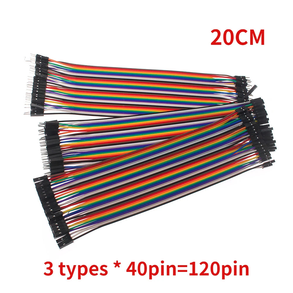 Breadboard Jumper Wire Dupont Line Kit MB102 ZY-204 400 Tie Points Solderless PCB Breadboard DIY Mini Test Protoboard Kits