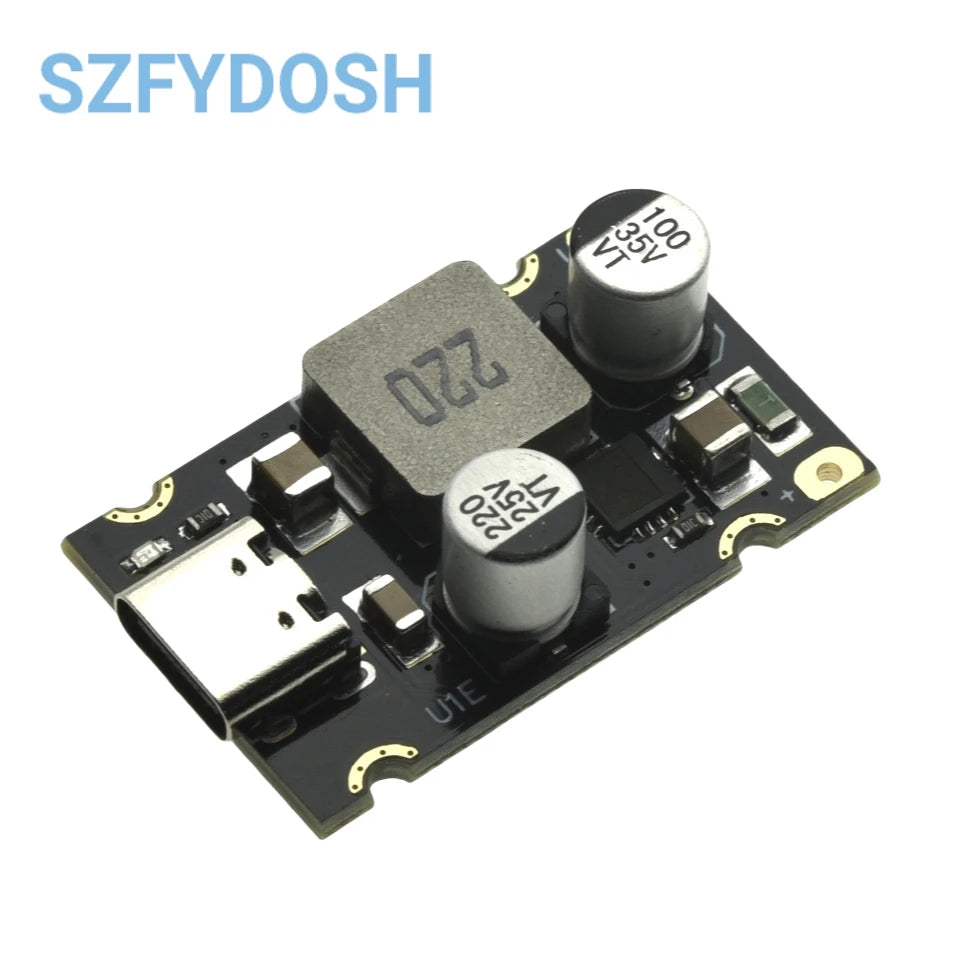 Módulo Carga Rápida PD 65W USB-C Soporta PD3.1/QC3.0/SCP/PPS 5V-20V
