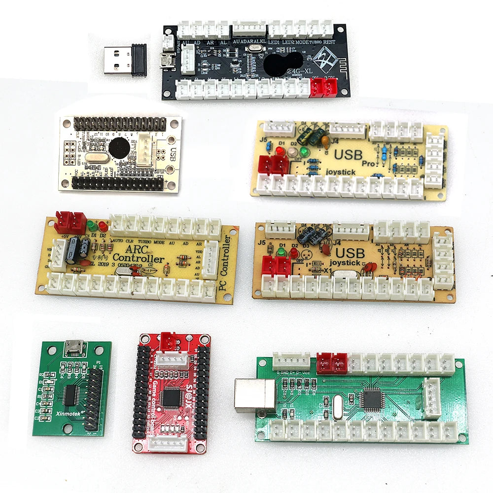 Placa Encoder USB Zero Delay para Joystick Controladora Juego Lucha compatible Raspberry Pi/PC/PS3/Switch/Android (DIY Arcade Neo Geo)