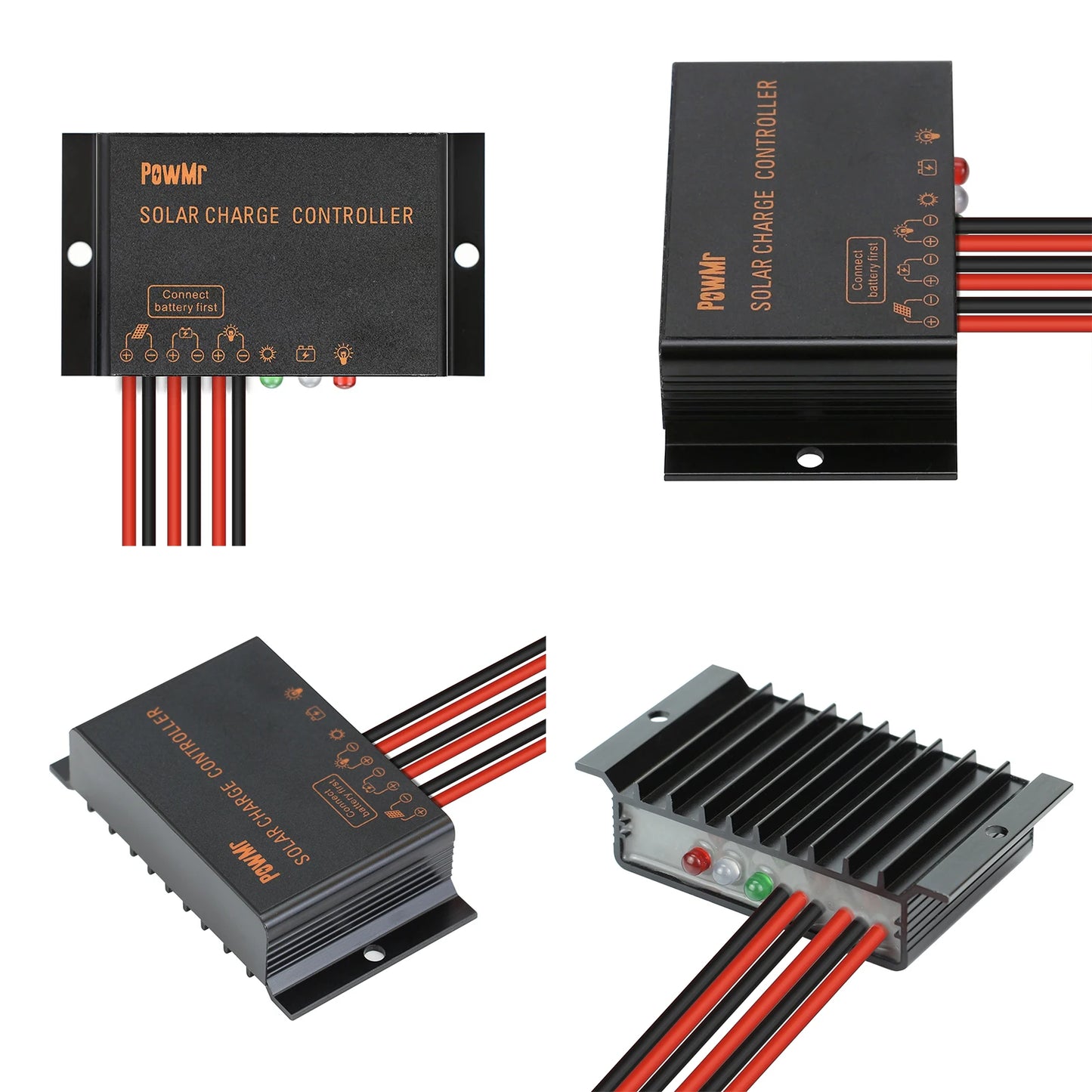 Choice MPPT 5A 10A Solar Charge Controller 6V/12V/24V Auto Adapt Regulator Solar Panel Waterproof IP57 IP68 Can Work for 24H