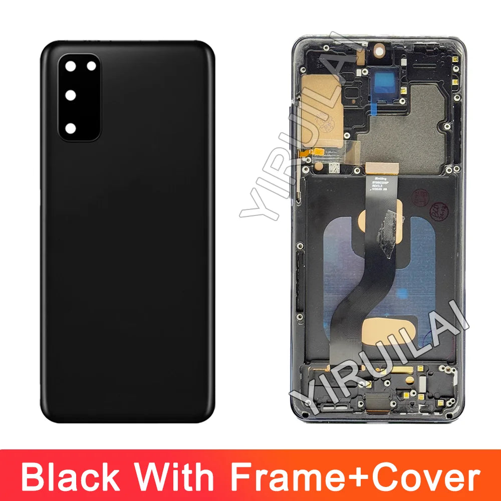 Pantalla TFT S20 Plus con marco para Samsung Galaxy S20 Plus G985F G986F pantalla LCD reemplazo de pantalla táctil Digital