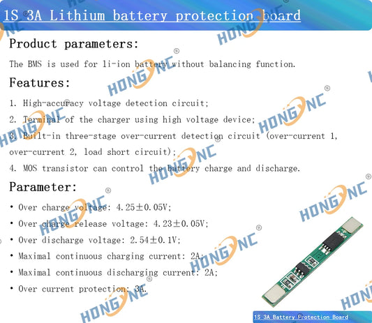 1S 2S 3S 4S 3A 20A 30A Li-ion Lithium Battery 18650 Charger PCB BMS Protection Board For Drill Motor Lipo Cell Module