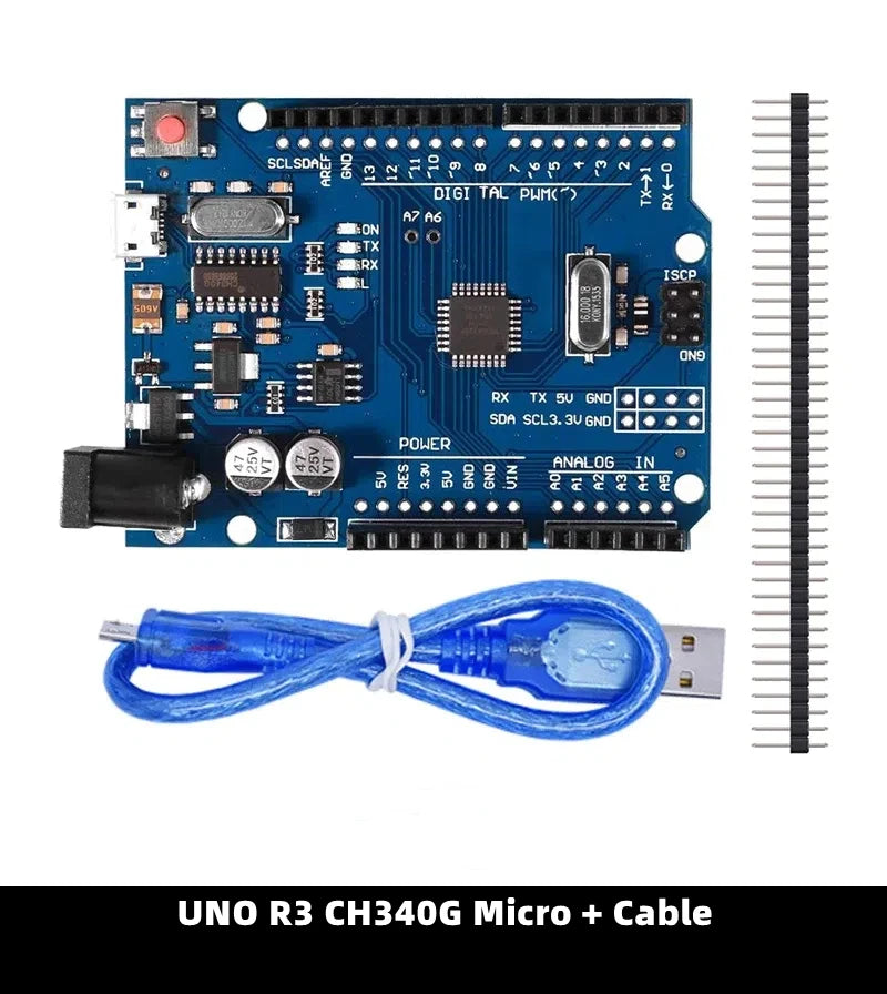 Placa Desarrollo UNO R3 (Oficial ATMEGA16U2 / WiFi R3 ATMEGA328P CH340G) compatible WeMos ESP8266 (con Caja)