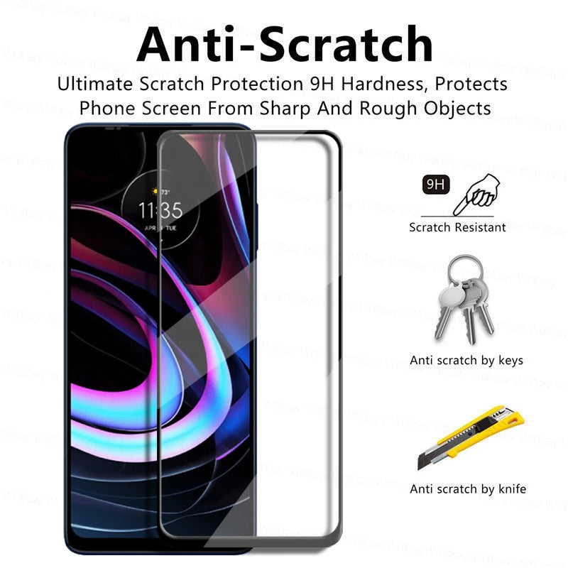 For Motorola Moto Edge 2021 Glass Screen Protector Motorola Moto Edge 20 2021 Lite Fusion Tempered Glass Motorola Moto Edge 2021