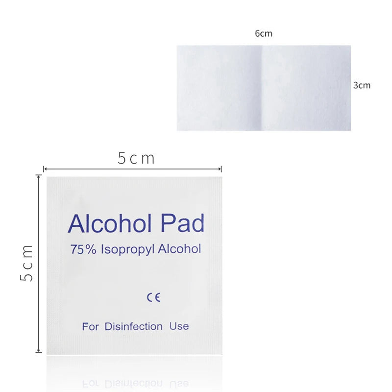 500pcs Disposable Alcohol Cotton Pads Car Detailing Clean Tool Car Wash Towel Alcohol Disinfection Wipes Screen Glasses Cleaning